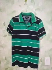 ストライプ ポロTシャツ