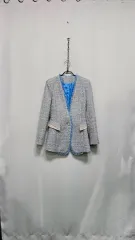 ツイード ワンボタンジャケット