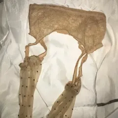 ガーター ドット ストッキング