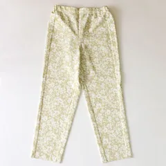 【WA/013-68532】未使用タグ付 定価17600円 CORDIER コルディア ワールド 日本製 接触冷感 総柄 ストレッチ パンツ 春夏 ウエストゴム ベージュ ウォッシャブル ゆったり サイズ40 11号 サイズ42 13号 レディース きれいめのサムネイル