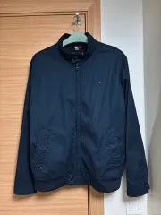 トミーヒルフィガー コットンジャケット XL ネイビー