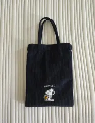 SNOOPY コーデュロイ ミニクロス トートバッグ
