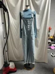 デニム ワイド オーバーオール