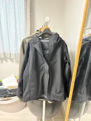 無印良品 ウィンドブレーカー ブラック