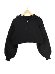 GRL フード ハーフジップ ニット 25092522