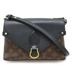 LOUIS VUITTON ルイ ヴィトン モノグラム エピ サンミシェル ショルダーバッグ 肩掛け レザー ノワール 黒 ブラック M44030