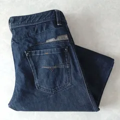 ■古着 DIESEL INDUSTRY ディーゼル DARRON 濃紺ジーンズ デニムパンツ REGULAR SLIM TAPERED W36L34【L5819】