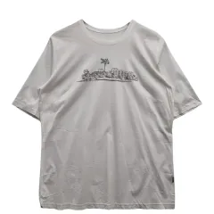 TOPYS ヴィンテージ 白 半袖 Tシャツ F コットン 100%