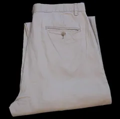 90s ポロ ラルフローレン HAMMOND PANT ツータック コットンパンツ カーキ W32 L32★350 オールド ビンテージ クラシック スラックス
