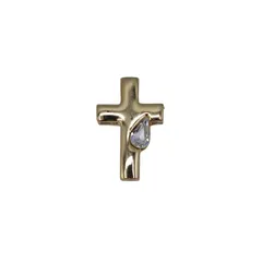 十字架 ラインストーン ピンズ ラペルピン バッジ ピンバッチ アクセサリー pins-24139