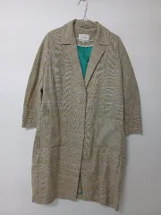 レディース マージン 春 秋 綿 リネン コート (オーバーフィット) 100 )