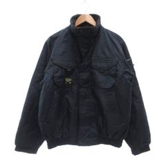 7W7 ジャケット ブルゾン ジップアップ テック系 ブラック L 古着