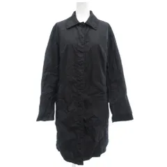 コムサイズム COMME CA ISM 美品 中綿コート 黒 ブラック レギュラーカラー /NL ■ECF003
