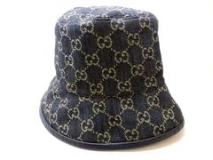 美品 グッチ GGキャンバス バケットハット sizeL 59cm 576371 ■ 帽子 GUCCI メンズ レディース□8C 美品 グッチ GGキャンバス バケットハット sizeL 59cm 576371 □ 帽子