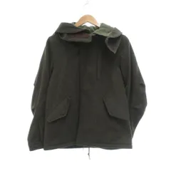 グリーンレーベルリラクシング ユナイテッドアローズ green label relaxing ジャケット S ウール モスグリーン フード 長袖 フラップポケット /SX ■ECG001