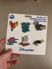 ディズニー ヴィラン 動物 6種 ピンバッジ セット