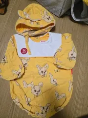 BEBE DE PINO ベベデピノ 90 ロンパース ウール帽子セット