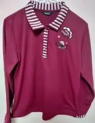 レディース100SmartLou SNOOPY ゴルフウェア 長袖 カラーTシャツ