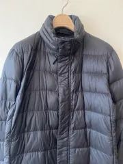 UNIQLO メンズ ブラック ダウンジャケット 軽量ダウン L