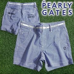 ☆ PEARLY GATES 美品 チェック柄 ゴルフウェア ハーフパンツ 4 - メルカリ