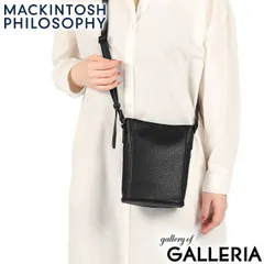 マッキントッシュフィロソフィー ショルダーバッグ メンズ レディース ブランド 斜めがけバッグ MACKINTOSH PHILOSOPHY 斜めがけ 大人 軽量 ショルダー 小さめ ミニショルダーバッグ 上品 軽い 5M31 17981 ブラックのサムネイル