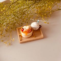 Cute bear pancake② 樹脂粘土ミニチュアスイーツ・フード・パン