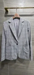 セオリー ウール混 チェック ジャケット 8