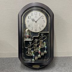 未使用 rhythm カラクリ時計 スモールワールド マリオレ 4MH750RH