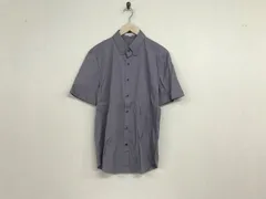 本物ウーヨンミwooyoungmiコットン半袖シャツメンズワークアメカジミリタリービジネススーツモードゴルフドレスグレー50韓国製XLのサムネイル