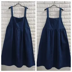 Aライン デニムワンピース