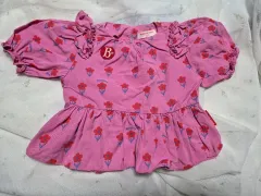 ベベデピノ フラワー パフ ワンピース / 100