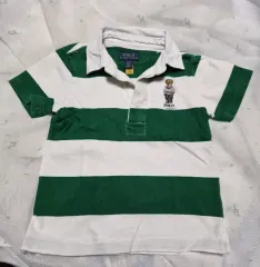 ポロラルフローレン キッズ クマ ストライプ 半袖 カラーTシャツ / 4T