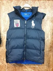 ポロ ラルフローレン ダウン ベスト ネイビー L