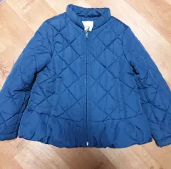 とても可愛くてキュートなcheekキルティングブルー女の子アウター 110サイズ
