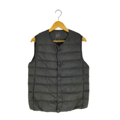 ムジルシリョウヒン 無印良品 軽量ポケッタブルダウンベスト メンズ JPN：L 