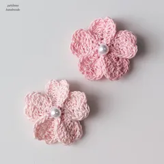 【ハンドメイド】咲き誇る桜のようなヘアクリップ・ヘアアクセサリー・ベビーヘアクリップ・赤ちゃん・新生児・髪飾り・髪留め・春・さくら・犬・犬用・ペット・ワンチャンにもおすすめ・1つ1つ梱包します
