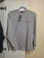 ポロラルフローレン ロングスリーブTシャツ スウェット グレー M 新品