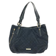 美品】ラシット☆ハンドバッグ ショルダー付き ブラック 2way 大きめ 