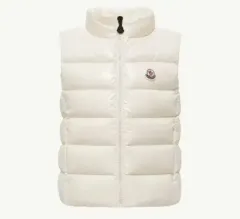モンクレール 白 ダウン ベスト