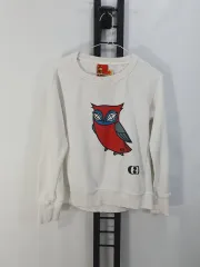 LUCKY CHOUETTE(ラッキーシュエトゥ) トレーナー フクロウ プリンティング 白 f