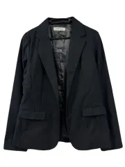 L COMFORT BASIC デイリー Single ブレザー ジャケット ブラック