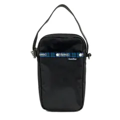 LESPORTSAC(レスポートサック) ハンドバッグ - 黒×ネイビー×グリーン familiar/スマホポシェット