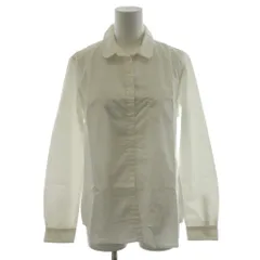 アースミュージック&エコロジー EARTH MUSIC & ECOLOGY シャツ ブラウス 長袖 M 白 ホワイト Y0153A40000 /AN1