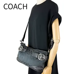 コーチ COACH シグネチャー ショルダーバッグ 斜めがけ レザー キャンバス