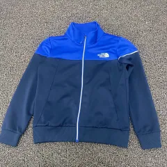 THE NORTH FACE ザノースフェイス キッズ ジャージ ジップアップ 140サイズ ネイビー ブルー
