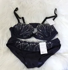 Wacoal ワコール【W’BASIC ブラジャーショーツセット ブラジャー B70 型番：BCC132 カラー：KO ショーツ M カラー：KO】　