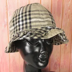 CORONA コロナ チェック柄 バケットハット CA005-19-12 ベージュ系 未使用