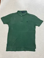 ポロ Ralph Lauren(ラルフローレン) クラシックフィット 緑 半袖 ポロTシャツ L