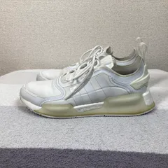アディダス NMD_R1 V3 26.5cm 白 トリプルホワイト BOOSTミッドソール adidasスニーカー 厚底 清潔 丸洗い済 極上クッション