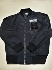 NBA シカゴ ブルズ ブラックウーブン MA-1ジャンパー ポール 1198